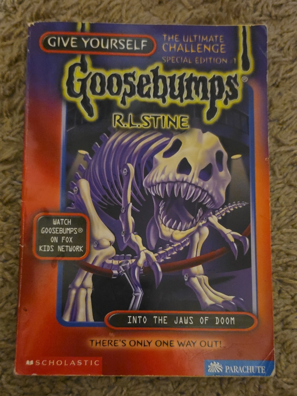 Goosebumps R.L. STINE  Give Yourself Into The Jaws Of Doom Special Edition  Book